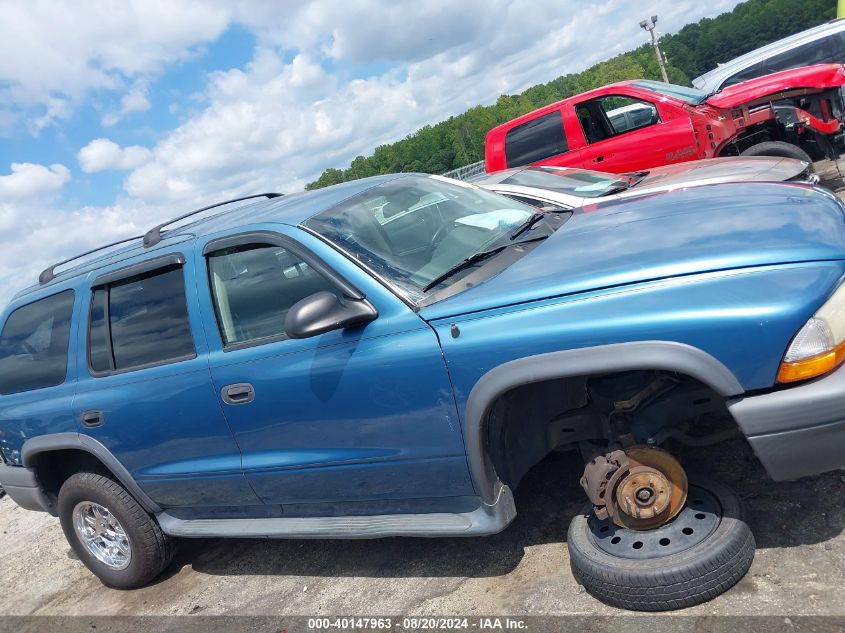 2003 Dodge Durango Sport VIN: 1D4HR38N33F613325 Lot: 40147963