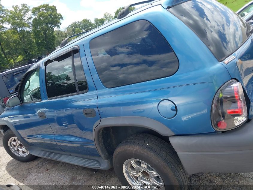 2003 Dodge Durango Sport VIN: 1D4HR38N33F613325 Lot: 40147963