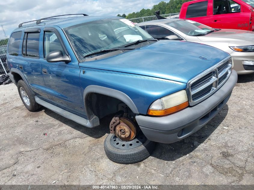 2003 Dodge Durango Sport VIN: 1D4HR38N33F613325 Lot: 40147963