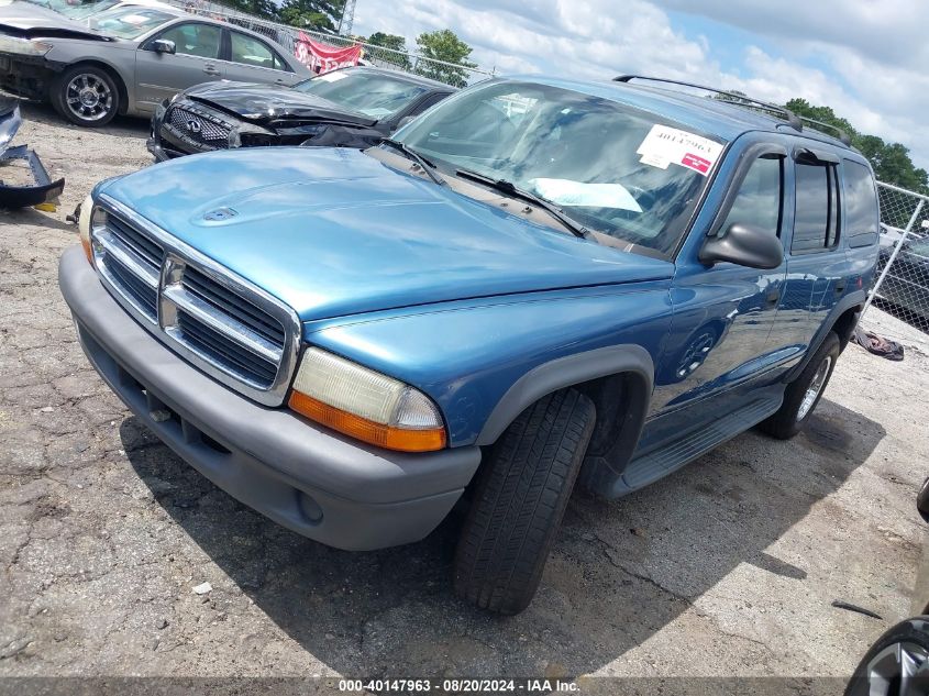 2003 Dodge Durango Sport VIN: 1D4HR38N33F613325 Lot: 40147963