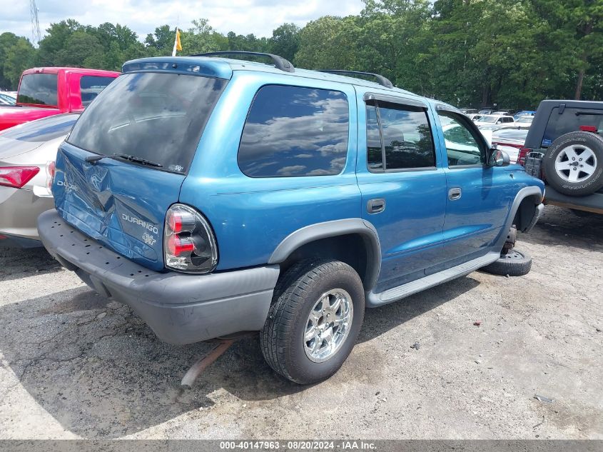 2003 Dodge Durango Sport VIN: 1D4HR38N33F613325 Lot: 40147963