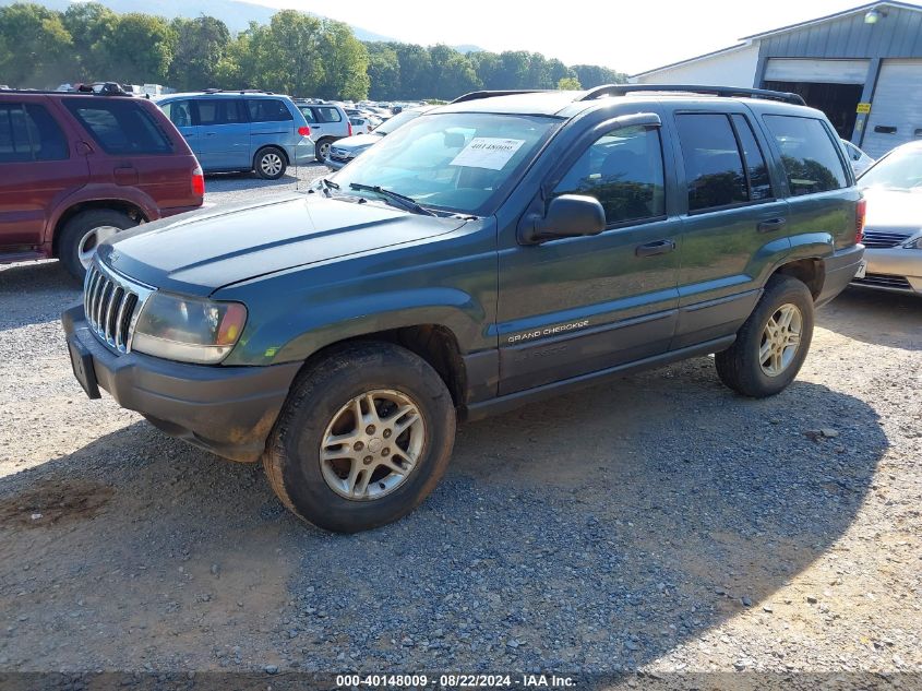 2002 Jeep Grand Cherokee Laredo VIN: 1J4GW48S72C221939 Lot: 40148009