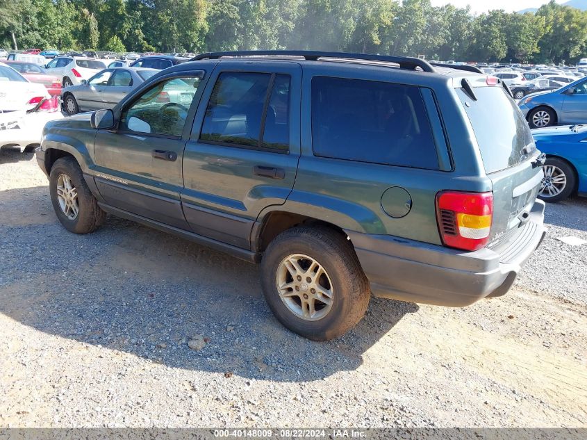 2002 Jeep Grand Cherokee Laredo VIN: 1J4GW48S72C221939 Lot: 40148009