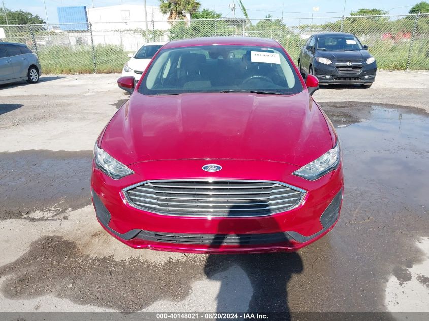 2020 Ford Fusion Se VIN: 3FA6P0HD3LR122326 Lot: 40148021