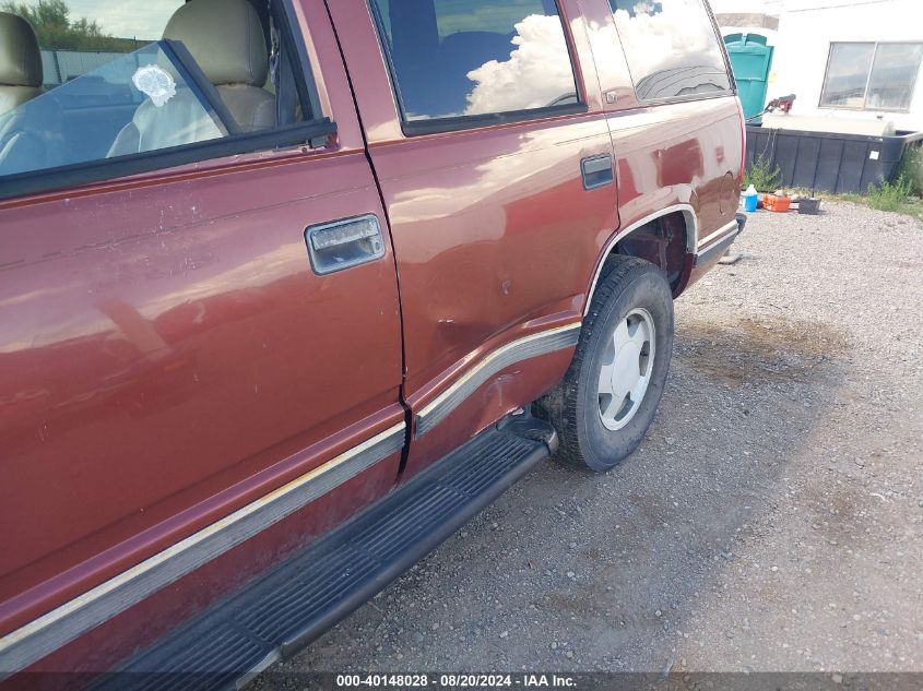 1998 Chevrolet Tahoe Ls VIN: 1GNEK13R6WR110188 Lot: 40148028