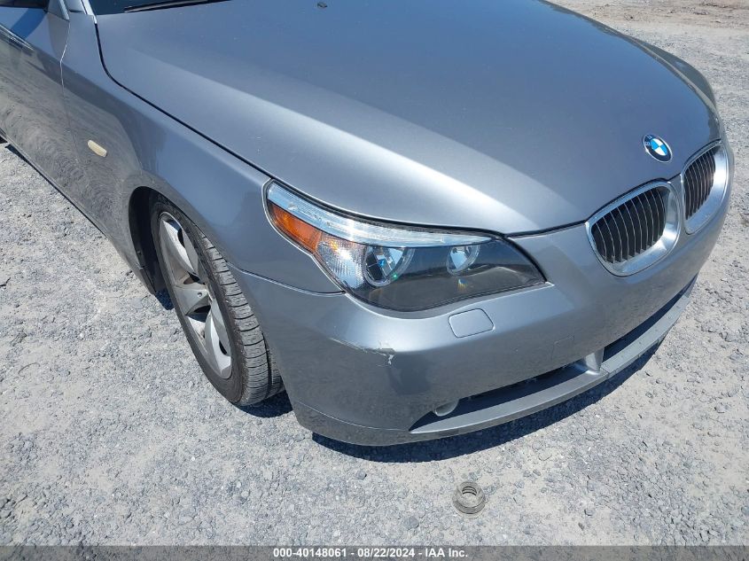 2007 BMW 525I VIN: WBANE53517CW67709 Lot: 40148061