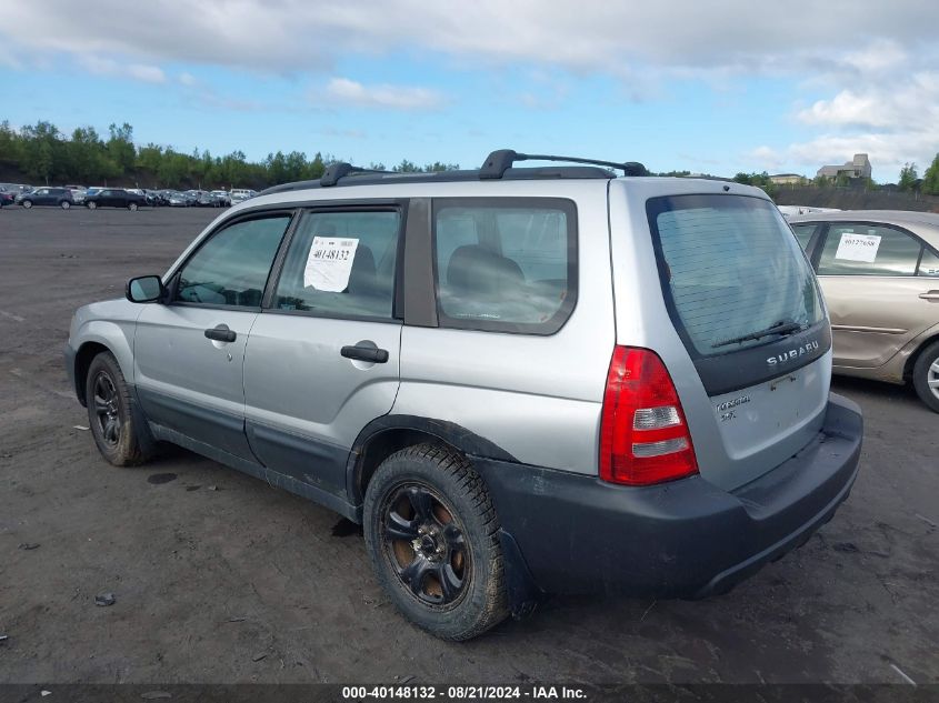 2005 Subaru Forester 2.5X VIN: JF1SG63605H753128 Lot: 40148132