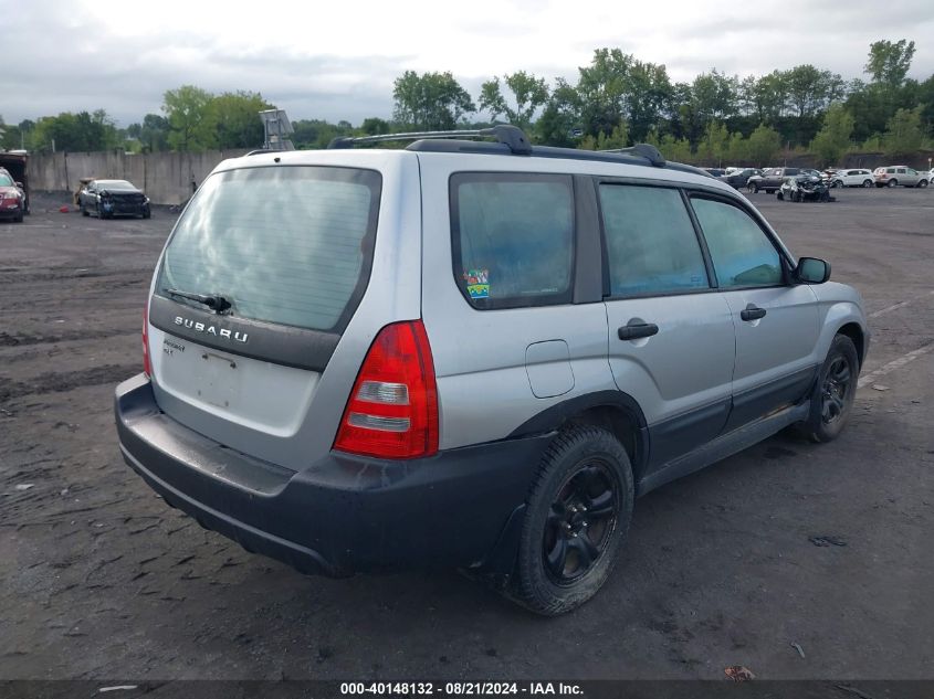 2005 Subaru Forester 2.5X VIN: JF1SG63605H753128 Lot: 40148132