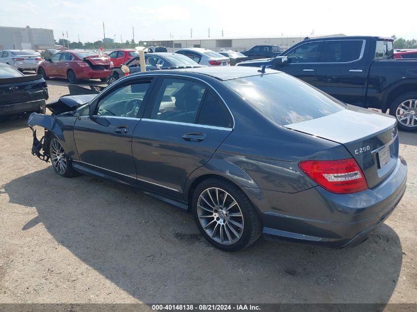 2013 Mercedes-Benz C 250 Luxury/Sport VIN: WDDGF4HB0DA753981 Lot: 40148138