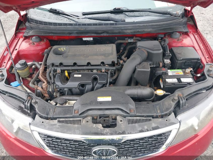 2011 Kia Forte Ex VIN: KNAFU5A20B5356205 Lot: 40148151