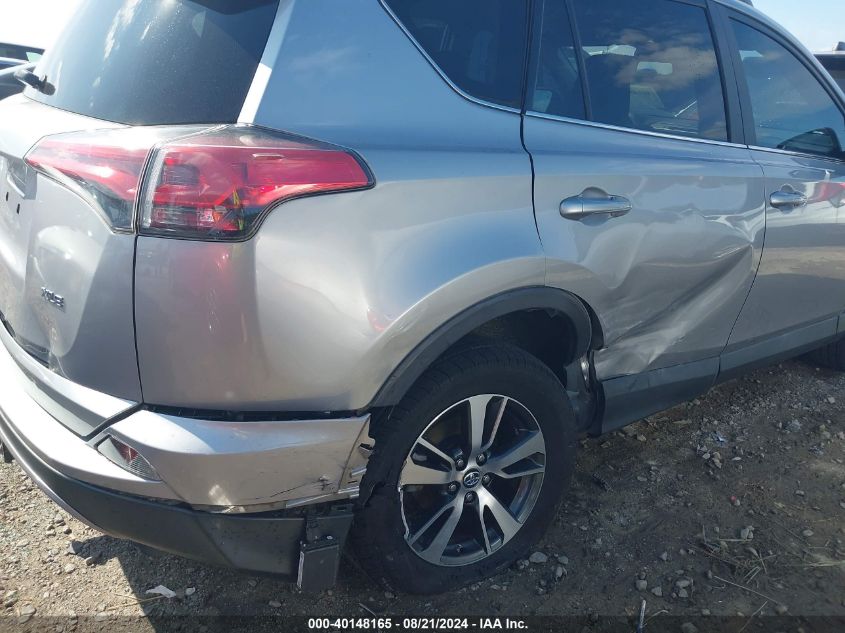 VIN 2T3WFREV1JW434653 2018 TOYOTA RAV4 XLE