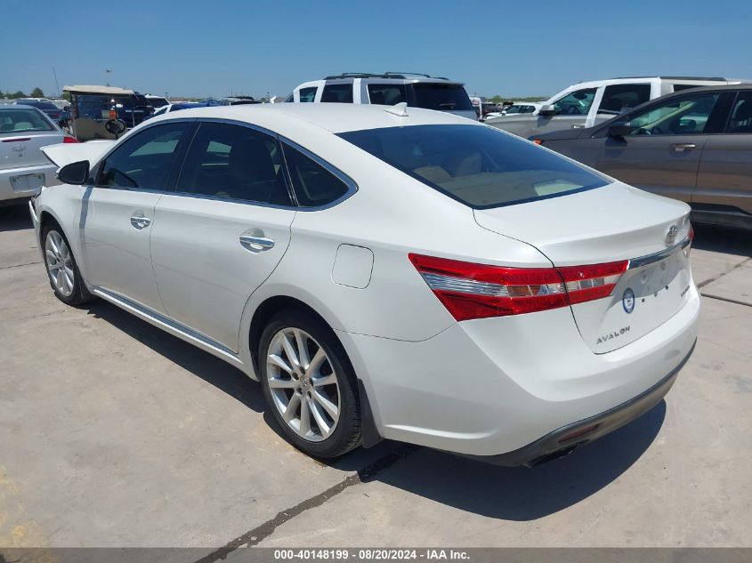 2013 Toyota Avalon Premium/Touring/Limited VIN: 4T1BK1EBXDU054192 Lot: 40148199