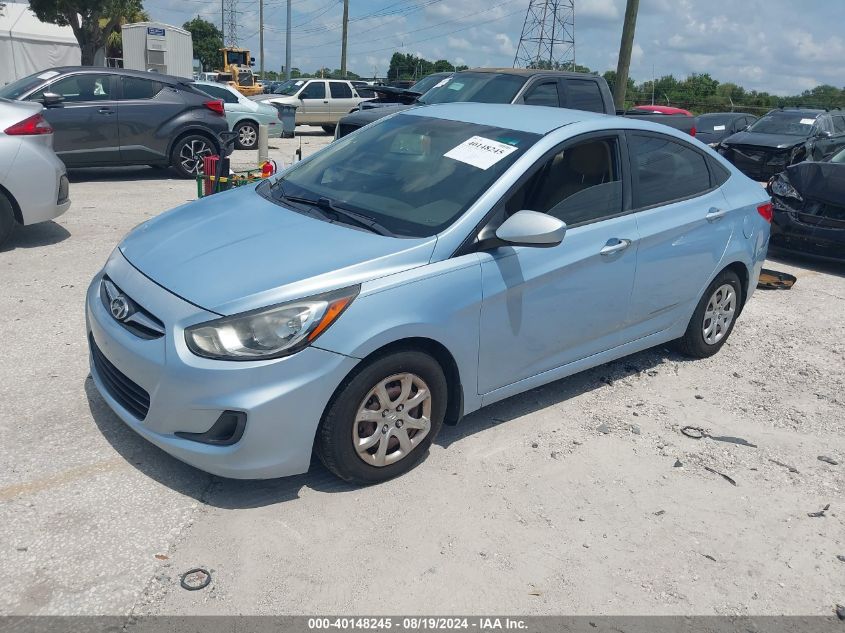 2013 Hyundai Accent Gls VIN: KMHCT4AE3DU302138 Lot: 40148245