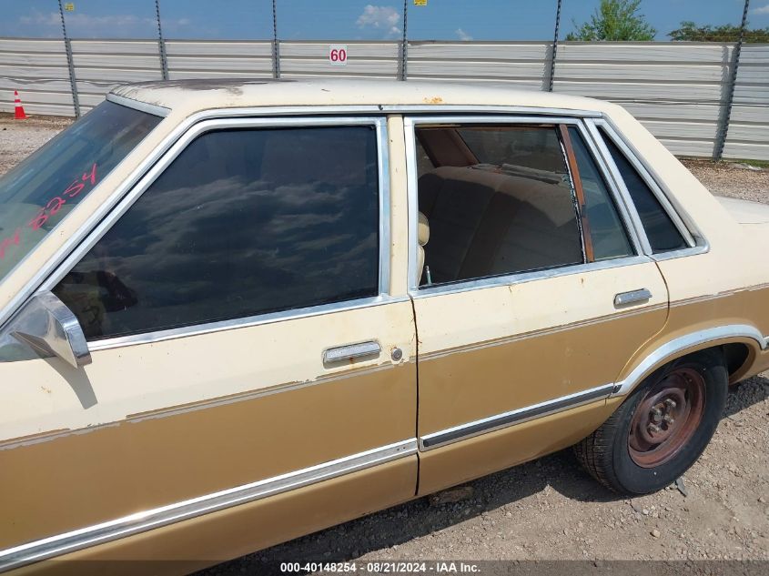 1983 Ford Fairmont Futura VIN: 1FABP36X4DK157119 Lot: 40148254