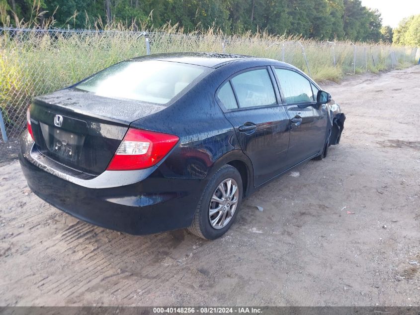 2012 Honda Civic Lx VIN: JHMFB2F58CS000516 Lot: 40148256