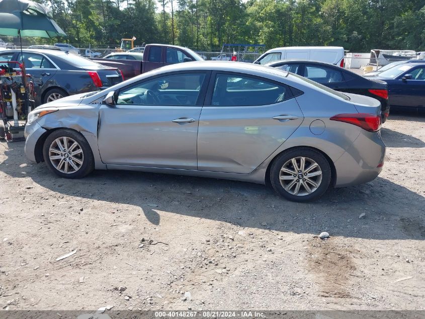 2015 Hyundai Elantra Se/Sport/Limited VIN: KMHDH4AE3FU357679 Lot: 40148267