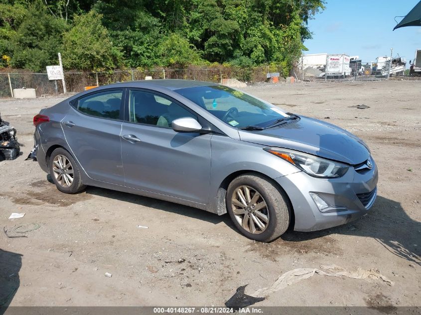 2015 Hyundai Elantra Se/Sport/Limited VIN: KMHDH4AE3FU357679 Lot: 40148267