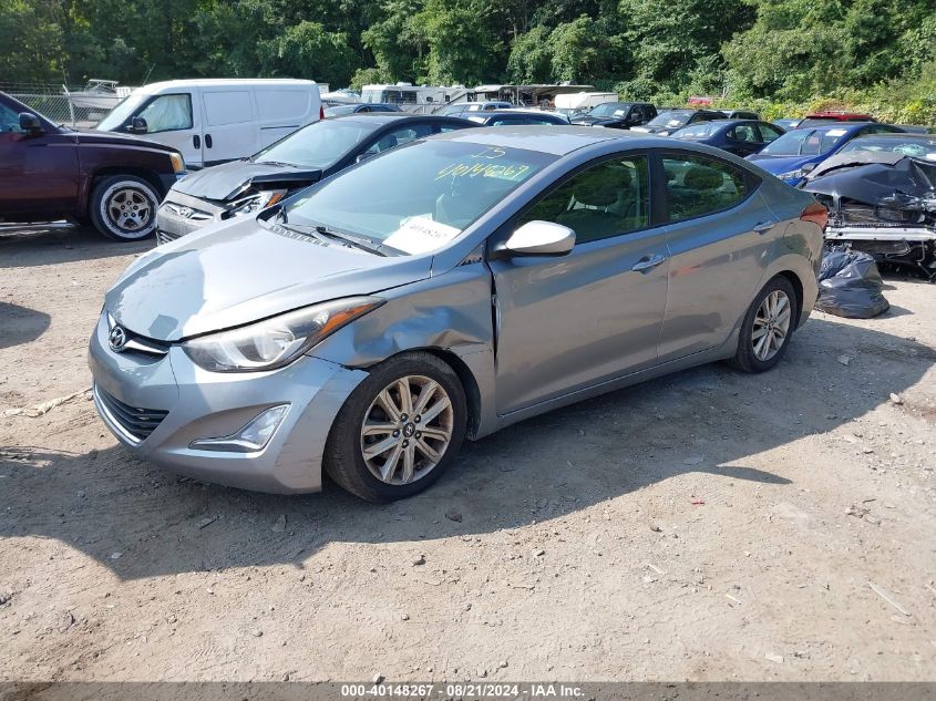 2015 Hyundai Elantra Se/Sport/Limited VIN: KMHDH4AE3FU357679 Lot: 40148267