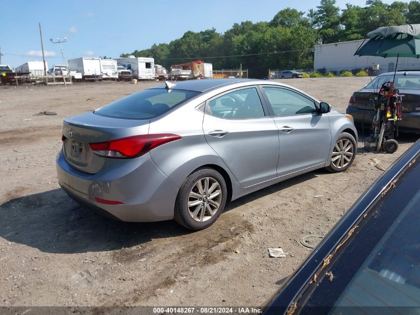 2015 Hyundai Elantra Se/Sport/Limited VIN: KMHDH4AE3FU357679 Lot: 40148267