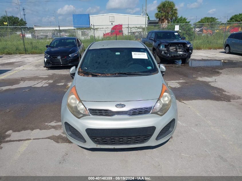 2012 Kia Rio5 Ex VIN: KNADN5A36C6091993 Lot: 40148359