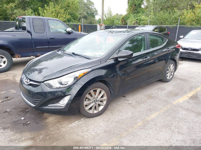 2015 Hyundai Elantra Se VIN: KMHDH4AE1FU259167 Lot: 40148371