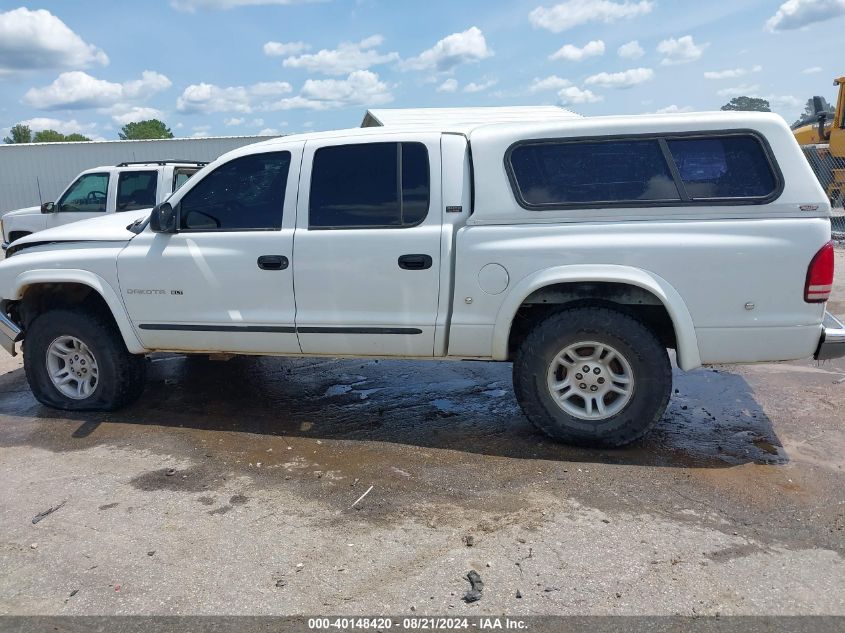 2001 Dodge Dakota Slt/Sport VIN: 1B7HG2AN81S245252 Lot: 40148420