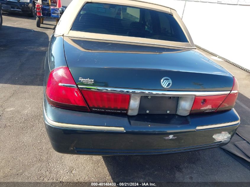 1999 Mercury Grand Marquis Gs VIN: 2MEFM74W4XX623783 Lot: 40148433