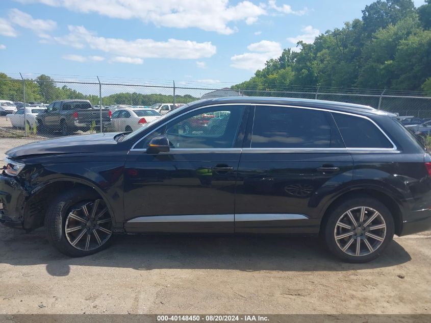 2017 Audi Q7 3.0T Premium VIN: WA1LAAF71HD009535 Lot: 40148450