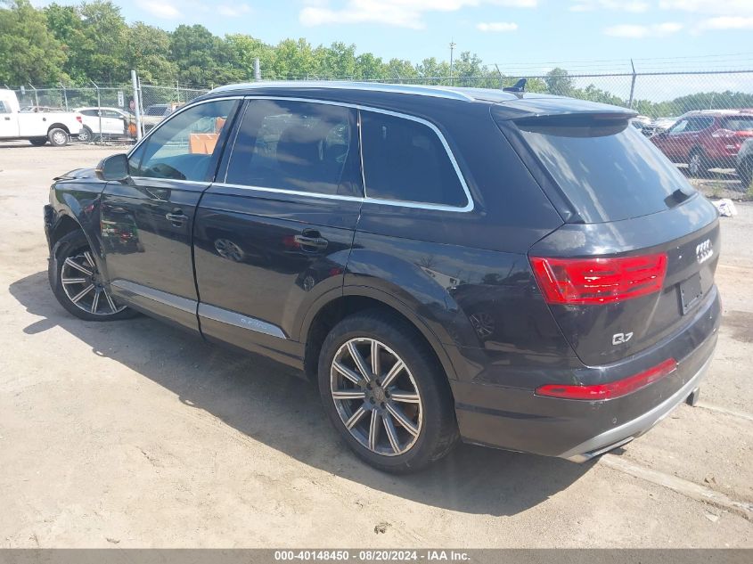 2017 Audi Q7 3.0T Premium VIN: WA1LAAF71HD009535 Lot: 40148450