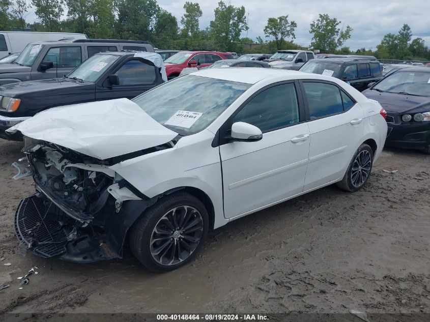 2015 Toyota Corolla S Plus VIN: 2T1BURHE9FC321230 Lot: 40148464