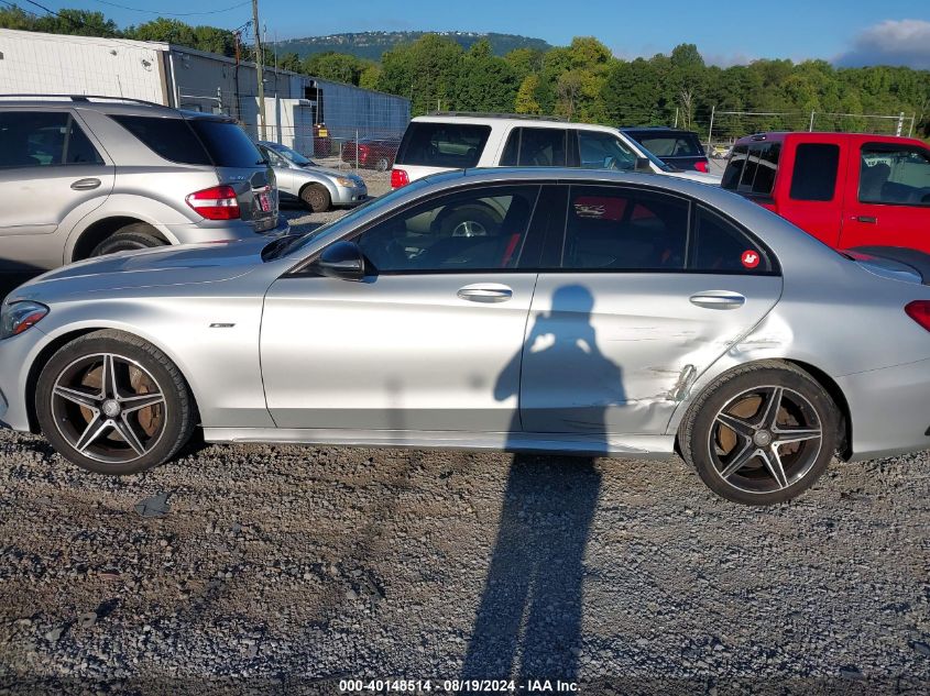 2016 Mercedes-Benz C 450 Amg 4Matic VIN: 55SWF6EB8GU116787 Lot: 40148514
