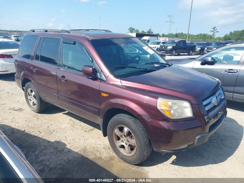 2008 Honda Pilot Se VIN: 5FNYF183X8B038502 Lot: 40148527