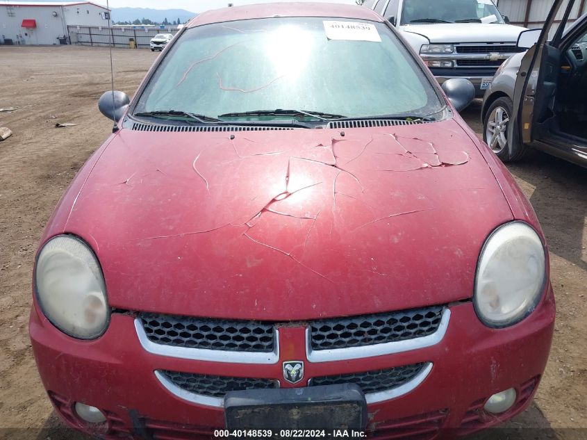 2004 Dodge Neon Sxt VIN: 1B3ES56C94D646099 Lot: 40148539