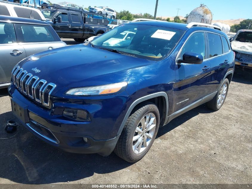 2014 Jeep Cherokee Limited VIN: 1C4PJMDB6EW159740 Lot: 39657488