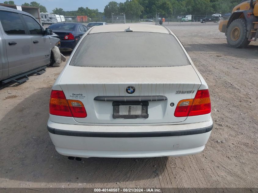 2005 BMW 325I VIN: WBAEV33435KX10154 Lot: 40148587