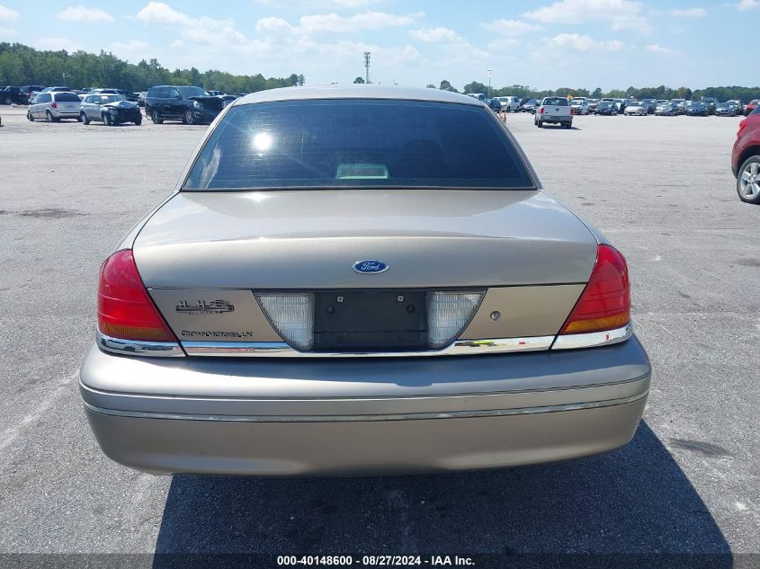 2003 Ford Crown Victoria Lx VIN: 2FAFP74W93X123840 Lot: 40148600