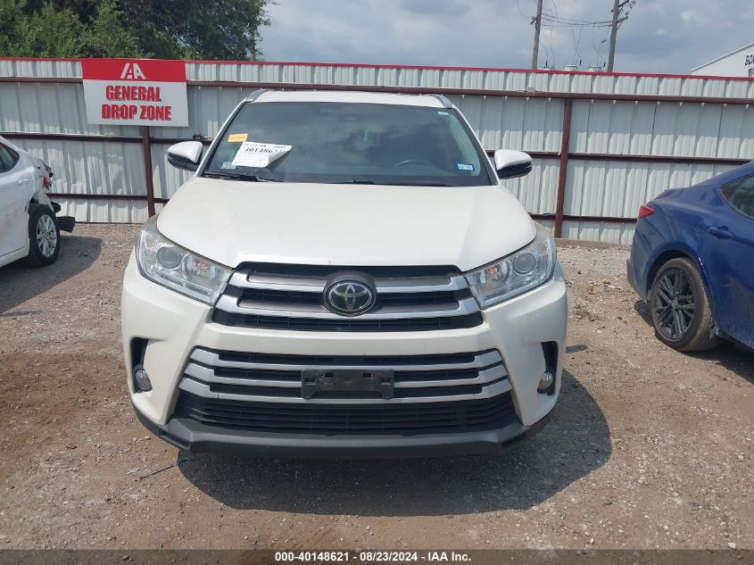 2017 Toyota Highlander Xle VIN: 5TDKZRFH8HS508760 Lot: 40148621