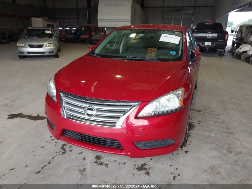 2013 Nissan Sentra S VIN: 3N1AB7AP6DL783520 Lot: 40148627