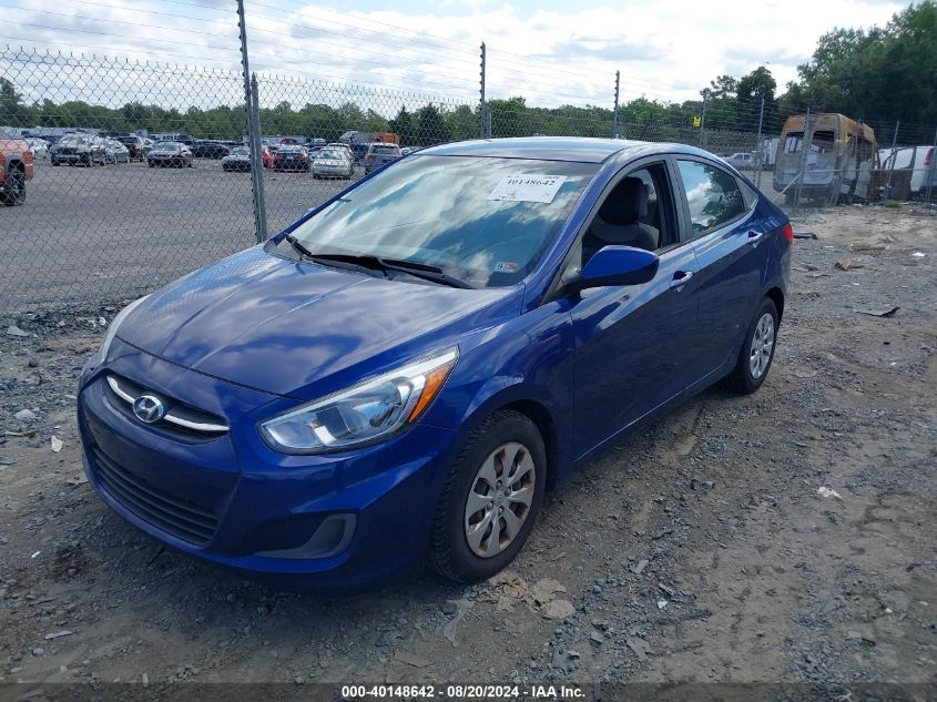 2016 Hyundai Accent Se VIN: KMHCT4AE6GU981732 Lot: 40148642
