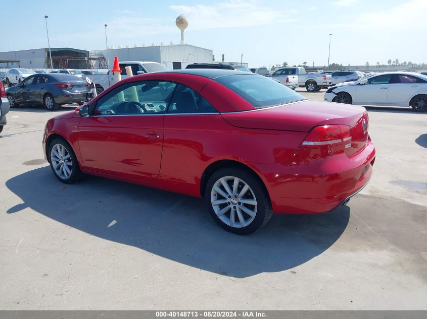 2012 Volkswagen Eos Komfort VIN: WVWBW7AHXCV001877 Lot: 40148713