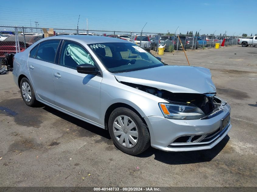 2016 Volkswagen Jetta 1.4T S VIN: 3VW267AJ2GM330265 Lot: 40148733