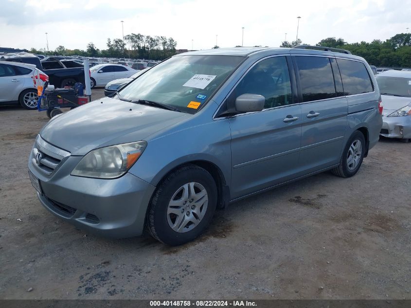 2007 Honda Odyssey Ex-L VIN: 5FNRL38787B107391 Lot: 40148758