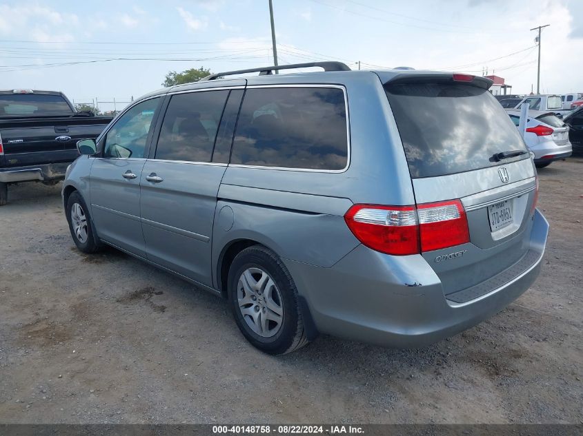 2007 Honda Odyssey Ex-L VIN: 5FNRL38787B107391 Lot: 40148758