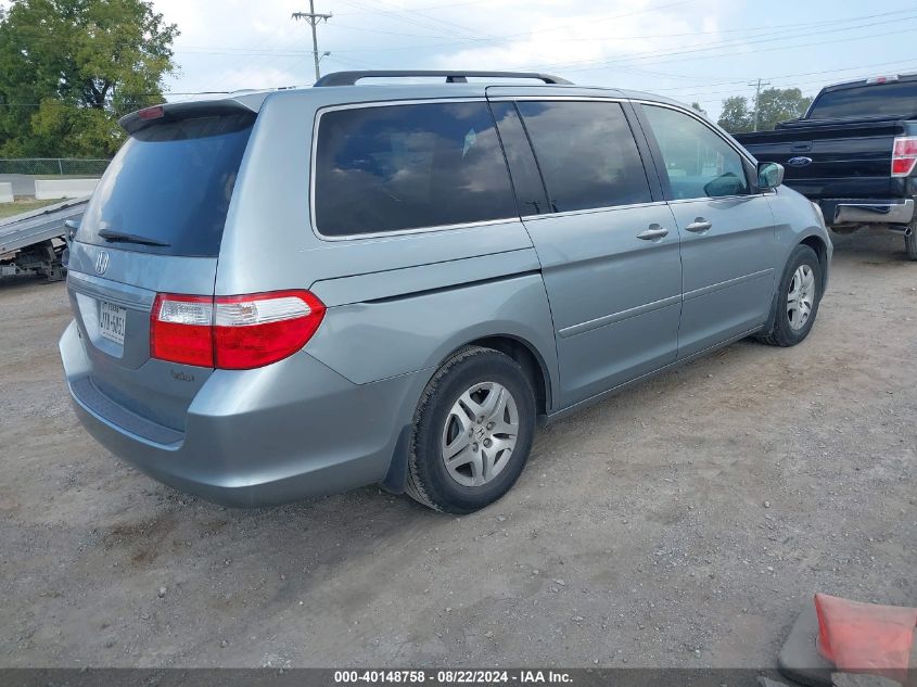 2007 Honda Odyssey Ex-L VIN: 5FNRL38787B107391 Lot: 40148758