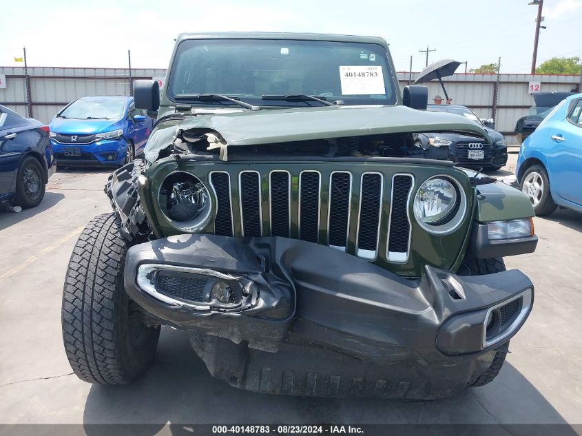 2021 Jeep Wrangler Unlimited Sahara 4X4 VIN: 1C4HJXENXMW548877 Lot: 40148783