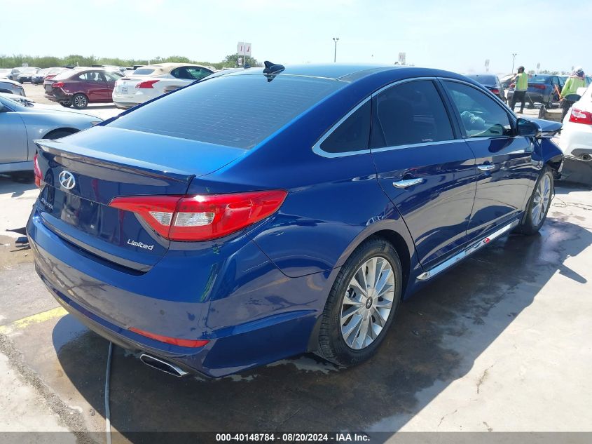 2015 HYUNDAI SONATA LIMITED - 5NPE34AF5FH176772