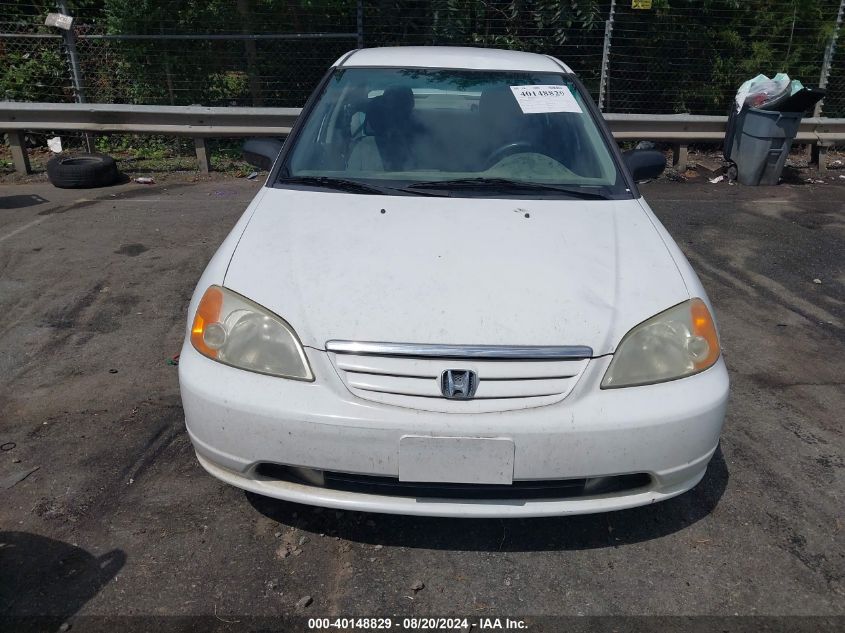 2003 Honda Civic Lx VIN: 2HGES16533H510451 Lot: 40148829