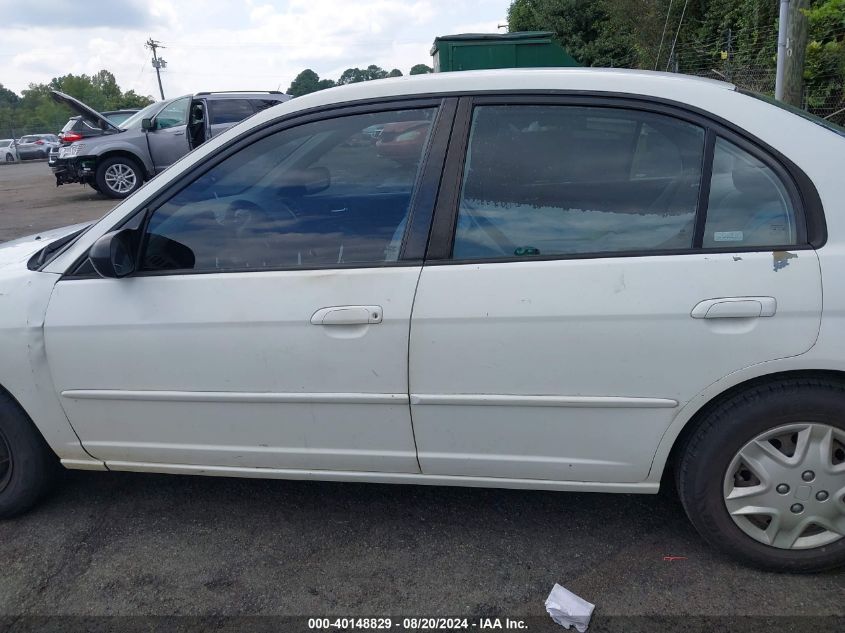 2003 Honda Civic Lx VIN: 2HGES16533H510451 Lot: 40148829