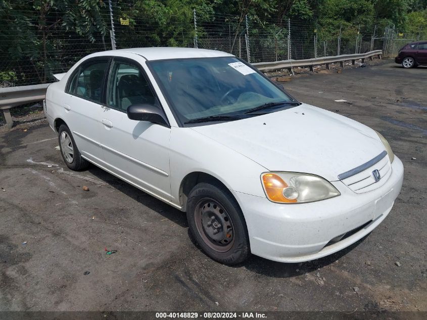 2003 Honda Civic Lx VIN: 2HGES16533H510451 Lot: 40148829