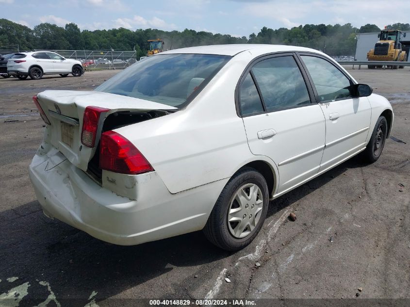 2003 Honda Civic Lx VIN: 2HGES16533H510451 Lot: 40148829